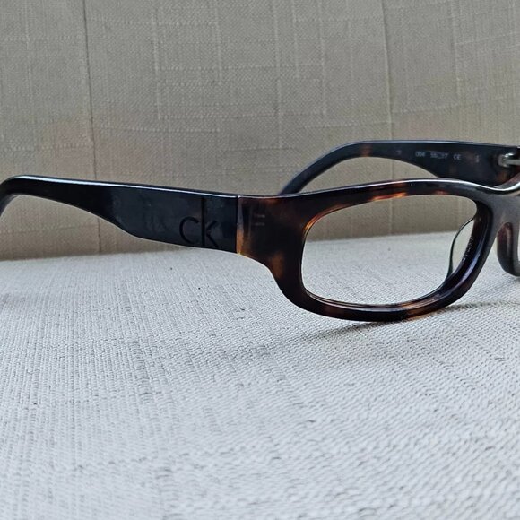 Calvin Klein CK Glasses/Sunglasses Frame Brown Tortoise 55[]17 125 Eyeglasses - Picture 2 of 12